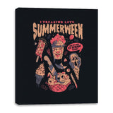 Summerween - Canvas Wraps Canvas Wraps RIPT Apparel 16x20 / Black