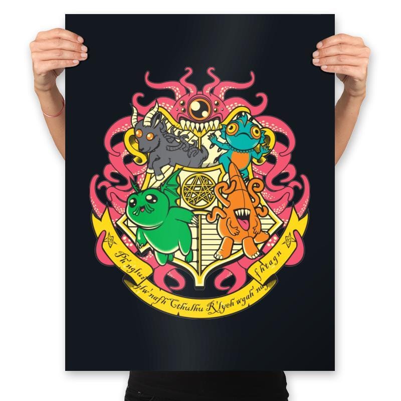 Summoners Academy - Prints Posters RIPT Apparel 18x24 / Black