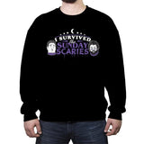 Sunday Scaries - Crew Neck Sweatshirt Crew Neck Sweatshirt RIPT Apparel Small / Black