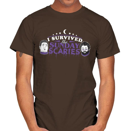 Sunday Scaries - Mens T-Shirts RIPT Apparel Small / Dark Chocolate