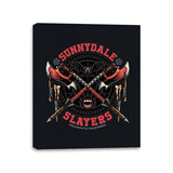 Sunnydale Slayers - Canvas Wraps Canvas Wraps RIPT Apparel 11x14 / Black