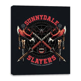 Sunnydale Slayers - Canvas Wraps Canvas Wraps RIPT Apparel 16x20 / Black