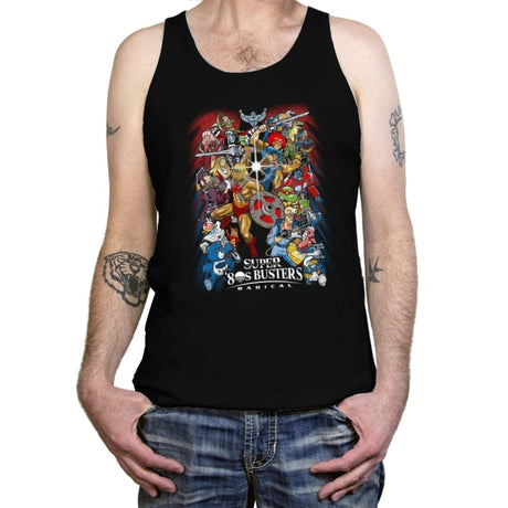 Super 80s Busters - Best Seller - Tanktop Tanktop RIPT Apparel X-Small / Black