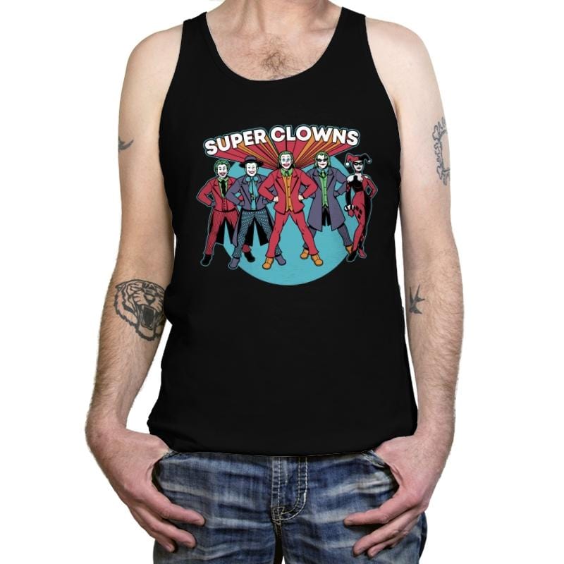 Super Clowns - Tanktop Tanktop RIPT Apparel X-Small / Black