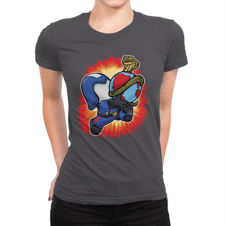 Super Cobra World - Womens Premium T-Shirts RIPT Apparel Small / Heavy Metal