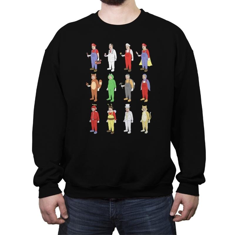 Super Cosplay Bro - Crew Neck Sweatshirt Crew Neck Sweatshirt RIPT Apparel Small / Black