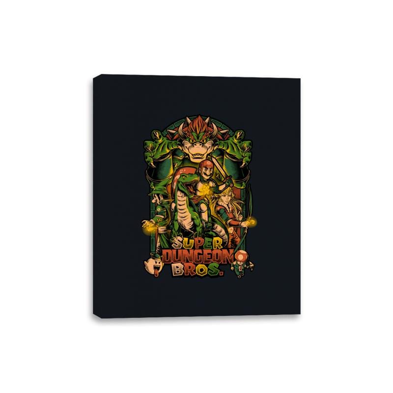 Super Dungeon Bros - Canvas Wraps Canvas Wraps RIPT Apparel 8x10 / Black