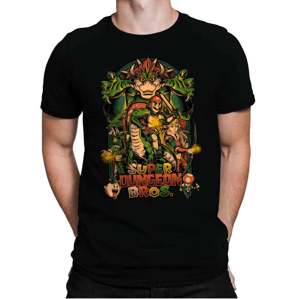 Super Dungeon Bros - Mens Premium T-Shirts RIPT Apparel Small / Black