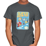 Super Genesis Bros. - Mens T-Shirts RIPT Apparel Small / Charcoal