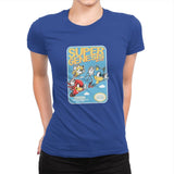 Super Genesis Bros. - Womens Premium T-Shirts RIPT Apparel Small / Royal