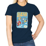 Super Genesis Bros. - Womens T-Shirts RIPT Apparel Small / Navy