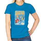 Super Genesis Bros. - Womens T-Shirts RIPT Apparel Small / Sapphire