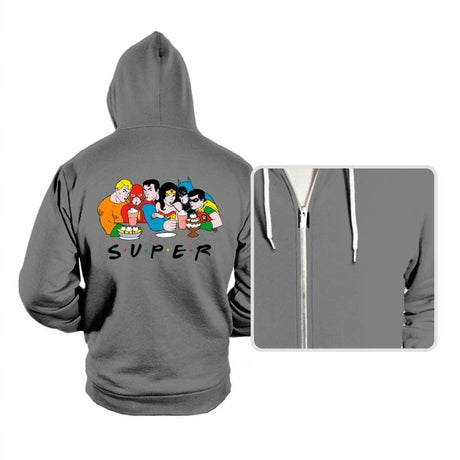 Super  - Hoodies Hoodies RIPT Apparel Small / Athletic Heather