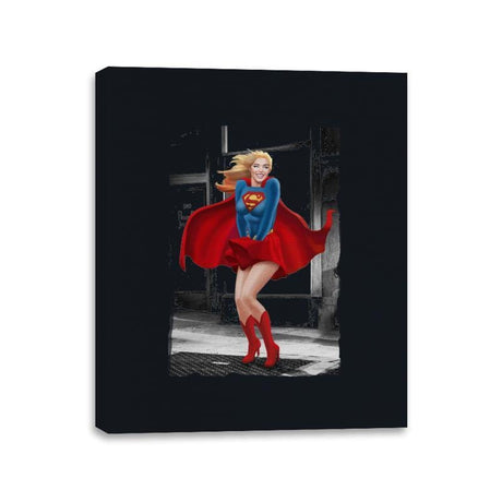 Super Marilyn - Canvas Wraps Canvas Wraps RIPT Apparel 11x14 / Black