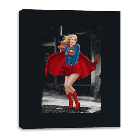 Super Marilyn - Canvas Wraps Canvas Wraps RIPT Apparel 16x20 / Black
