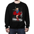 Super Marilyn - Crew Neck Sweatshirt Crew Neck Sweatshirt RIPT Apparel Small / Black