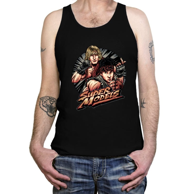 Super Models - Tanktop Tanktop RIPT Apparel X-Small / Black