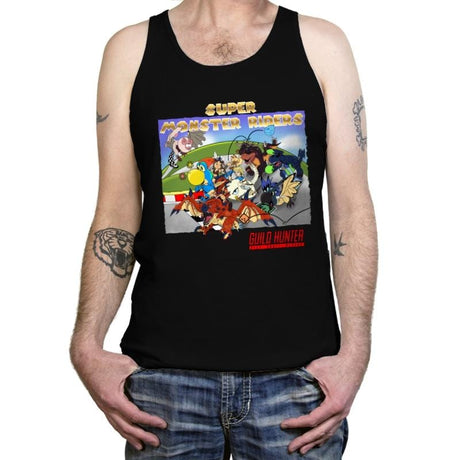 Super Monster Riders - Tanktop Tanktop RIPT Apparel X-Small / Black