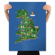 Super Monty World - Prints Posters RIPT Apparel 18x24 / Royal