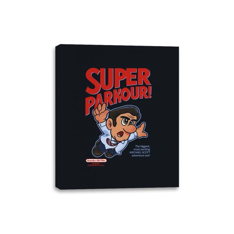 Super Parkour - Canvas Wraps Canvas Wraps RIPT Apparel 8x10 / Black