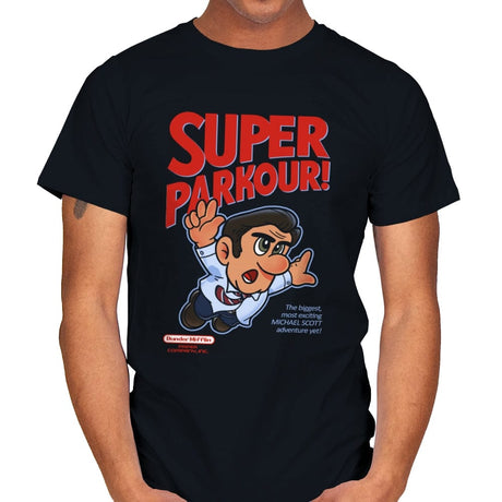 Super Parkour - Mens T-Shirts RIPT Apparel Small / Black