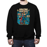 Super-Sloth - Crew Neck Sweatshirt Crew Neck Sweatshirt RIPT Apparel