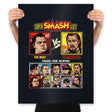 Super Smash Leos - Retro Fighter Series - Prints Posters RIPT Apparel 18x24 / Black