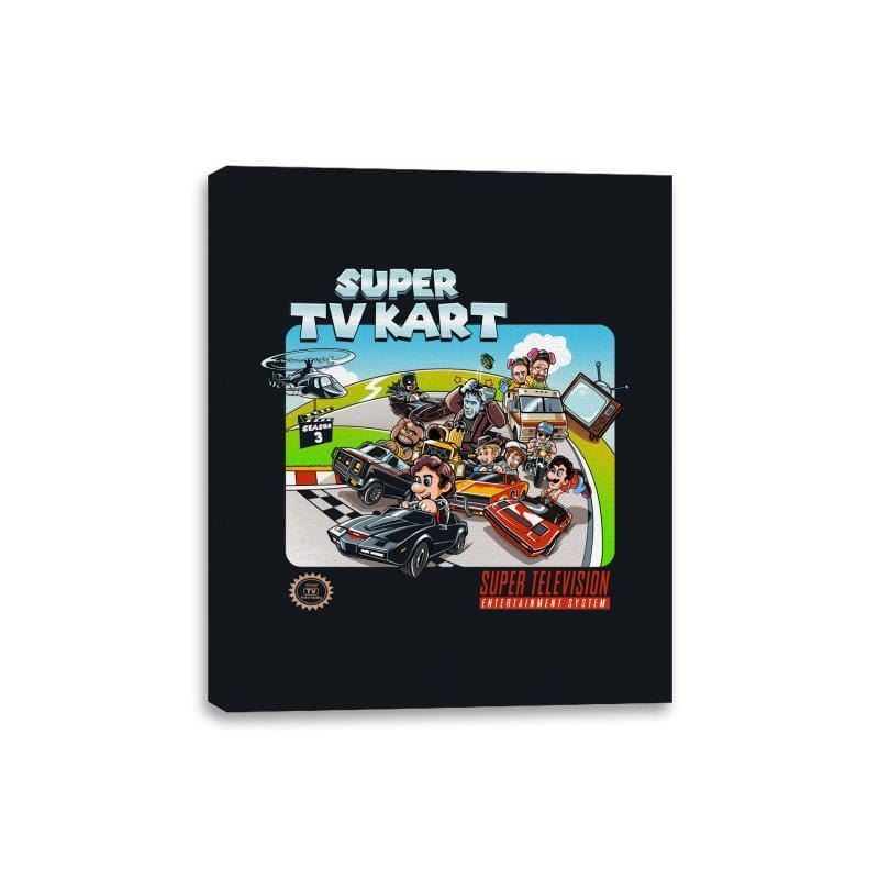 Super TV Kart - Canvas Wraps Canvas Wraps RIPT Apparel 8x10 / Black