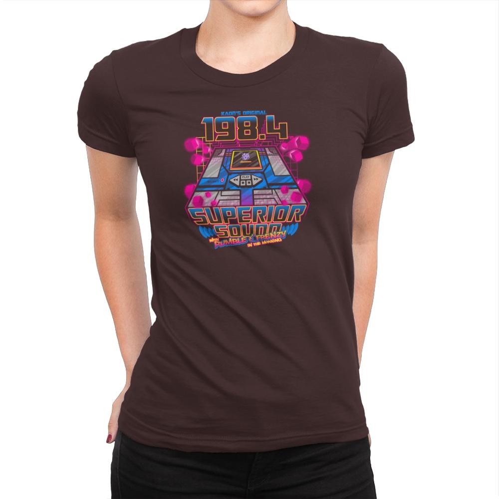 Superior Sound Exclusive - Womens Premium T-Shirts RIPT Apparel Small / Dark Chocolate