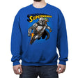 Supermando - Crew Neck Sweatshirt Crew Neck Sweatshirt RIPT Apparel Small / Royal