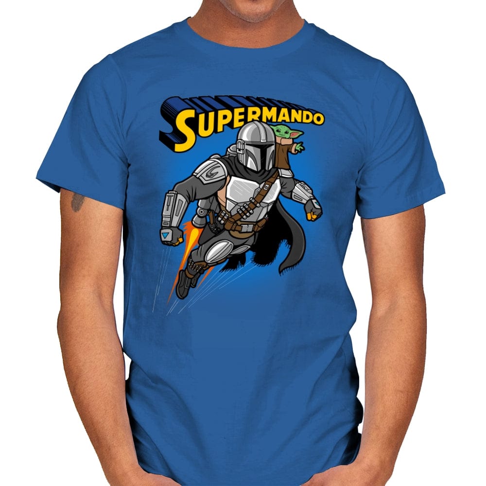 Supermando - Mens T-Shirts RIPT Apparel Small / Royal