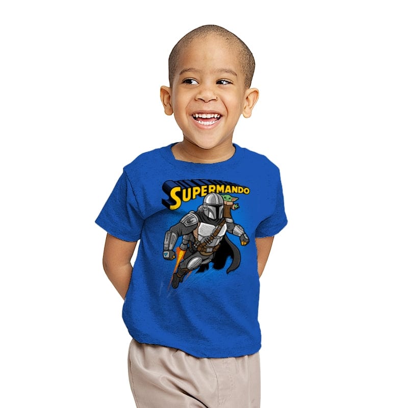 Supermando - Youth T-Shirts RIPT Apparel X-small / Royal