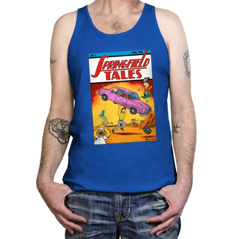 SuperNed - Tanktop Tanktop RIPT Apparel X-Small / True Royal