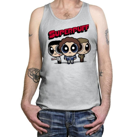 Superpuff! - Tanktop Tanktop RIPT Apparel X-Small / Silver