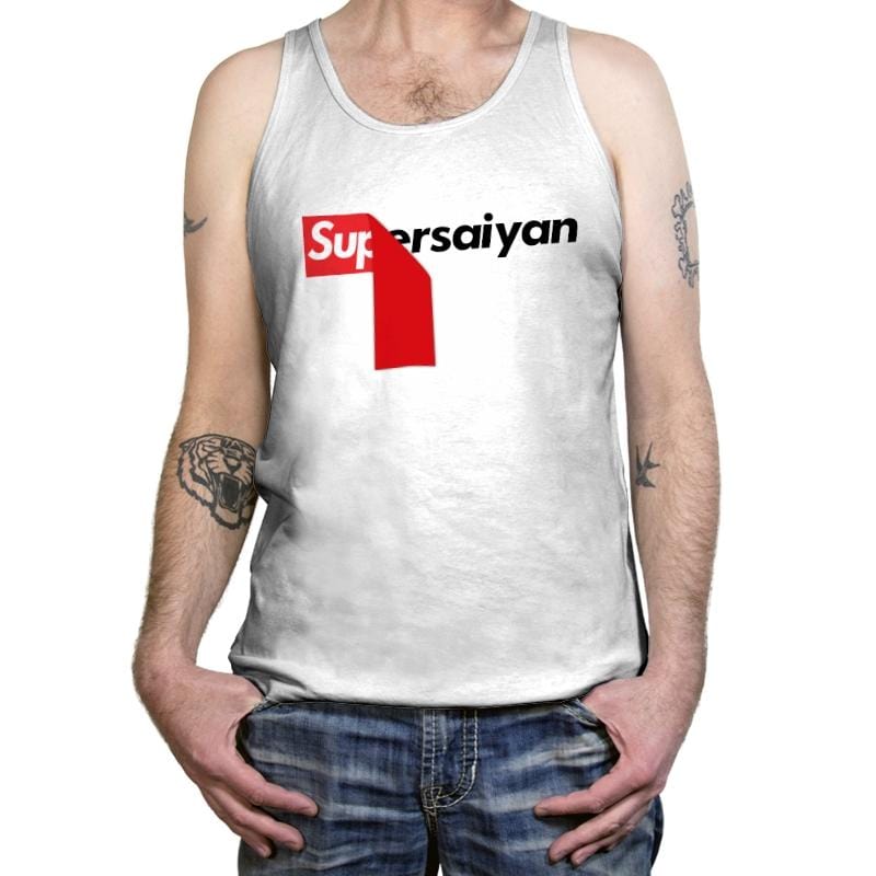 Supersaiyan - Tanktop Tanktop RIPT Apparel X-Small / White