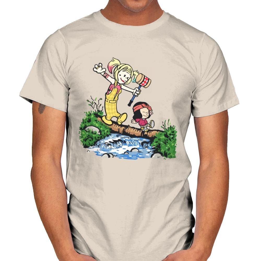 Supervillain's Imagination - Mens T-Shirts RIPT Apparel Small / Natural