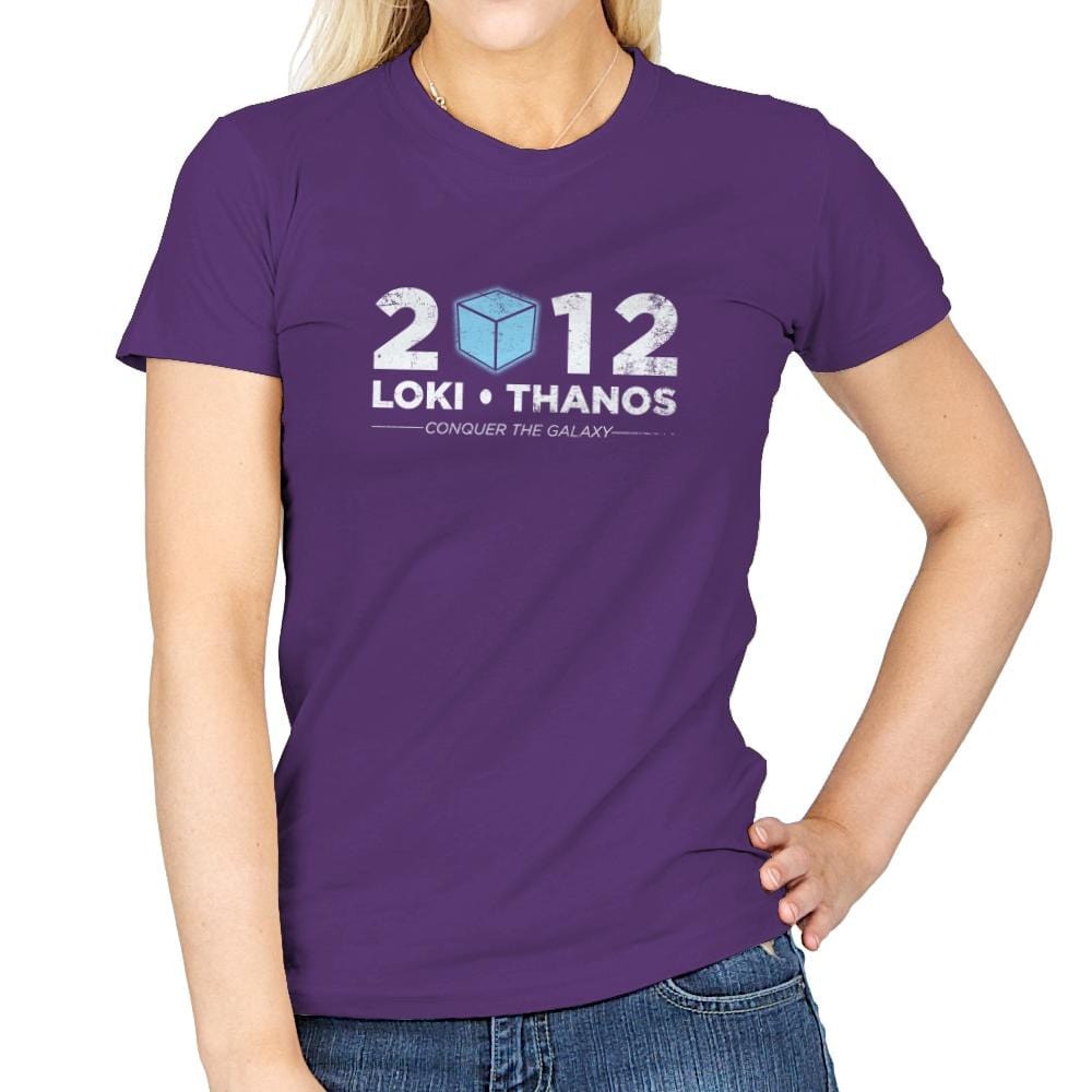 Support The Guantlet Party 2012 Exclusive - Womens T-Shirts RIPT Apparel Small / Purple