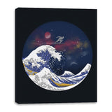 Surfing the Great Wave - Canvas Wraps Canvas Wraps RIPT Apparel 16x20 / Black