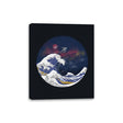 Surfing the Great Wave - Canvas Wraps Canvas Wraps RIPT Apparel 8x10 / Black