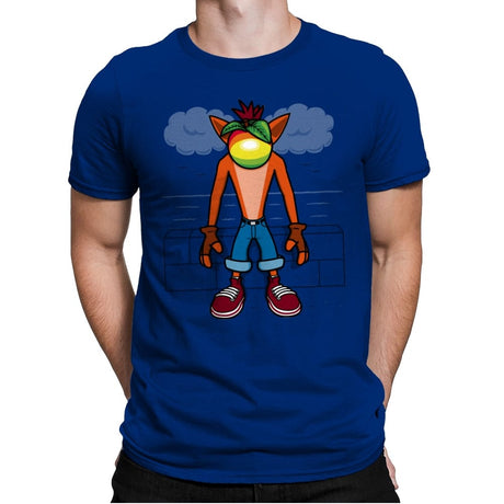 Surrealist Bandicoot! - Mens Premium T-Shirts RIPT Apparel Small / Royal