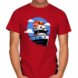 Sushitanic - Mens T-Shirts RIPT Apparel Small / Red