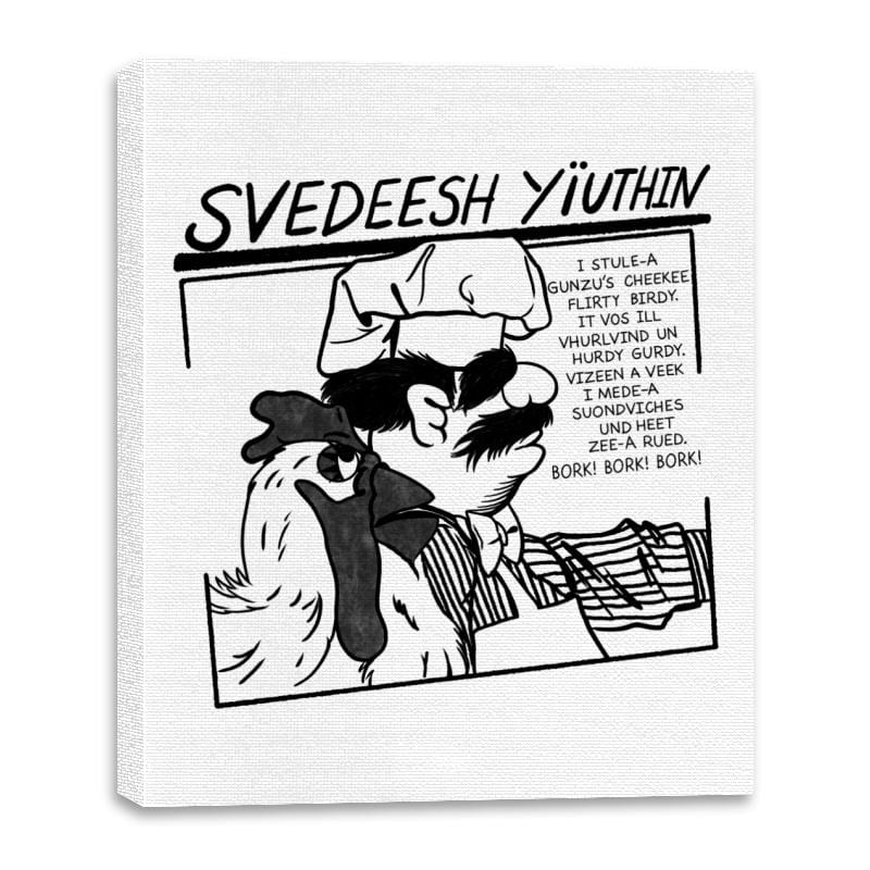 Svedeesh Yiuthin - Canvas Wraps Canvas Wraps RIPT Apparel 16x20 / White