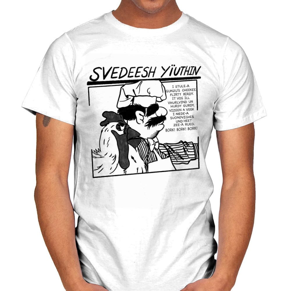 Svedeesh Yiuthin - Mens T-Shirts RIPT Apparel Small / White