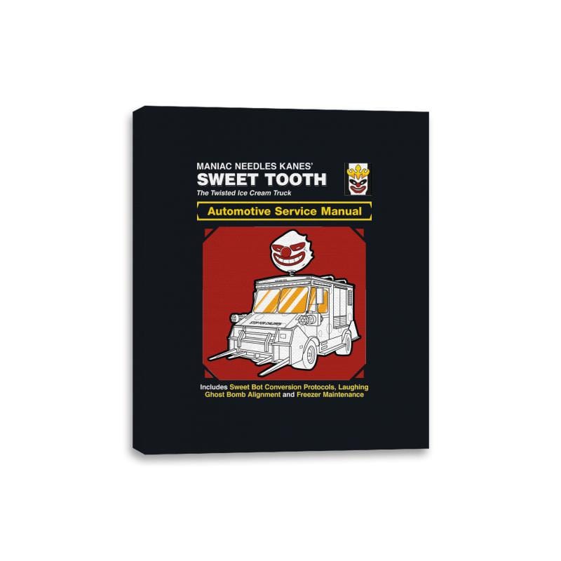 Sweet Tooth Service Manual - Canvas Wraps Canvas Wraps RIPT Apparel 8x10 / Black