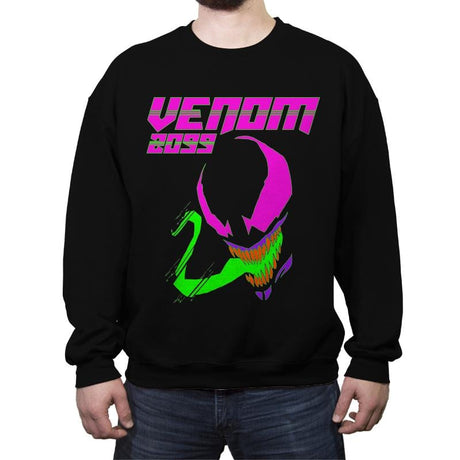 Symbiote 2099 - Crew Neck Sweatshirt Crew Neck Sweatshirt RIPT Apparel Small / Black