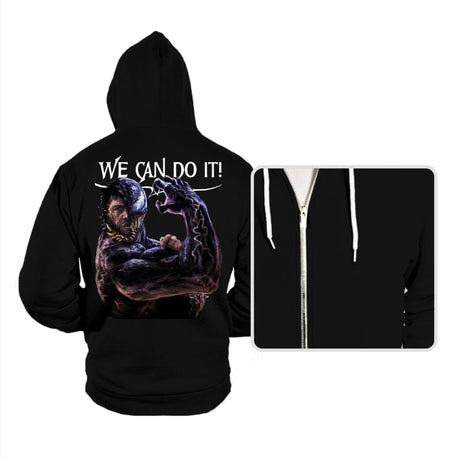 Symbiote Can Do It! - Hoodies Hoodies RIPT Apparel Small / Black