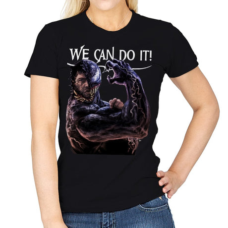 Symbiote Can Do It! - Womens T-Shirts RIPT Apparel Small / Black