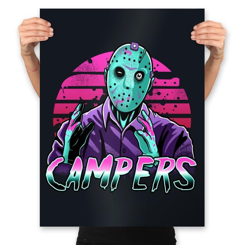 Synth Slasher - Prints Posters RIPT Apparel 18x24 / Black