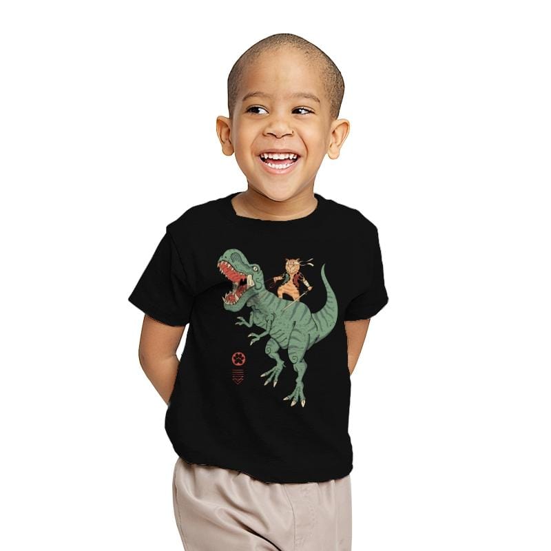 T-Rex Catana - Youth T-Shirts RIPT Apparel X-small / Black