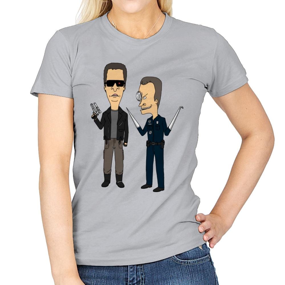 T800 and T1000 - Womens T-Shirts RIPT Apparel Small / Sport Grey